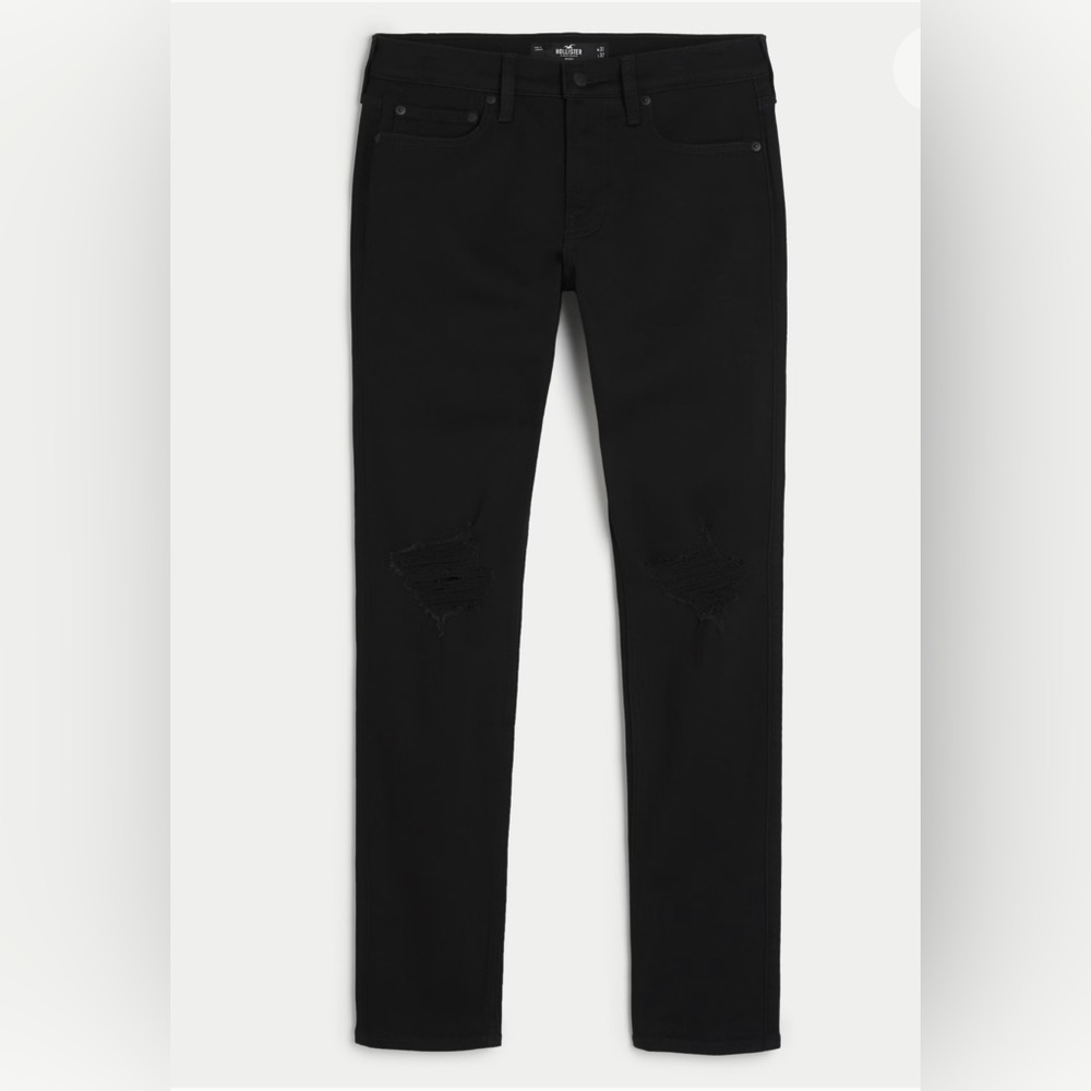 Hollister Skinny Advanced Stretch Ripped Men’s Skinny Jeans